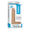 LoveToy Double gode Cockring - 12.5 x 2.9 cm Flesh